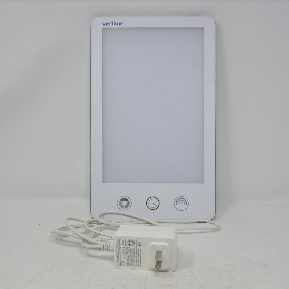Verilux HappyLight VT03 White Light Therapy Lamp w/ Timer, Wall Mount, Adapter - Picture 5 of 5